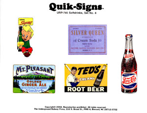 SOFT DRINK (DECALS) - SET NO. 4